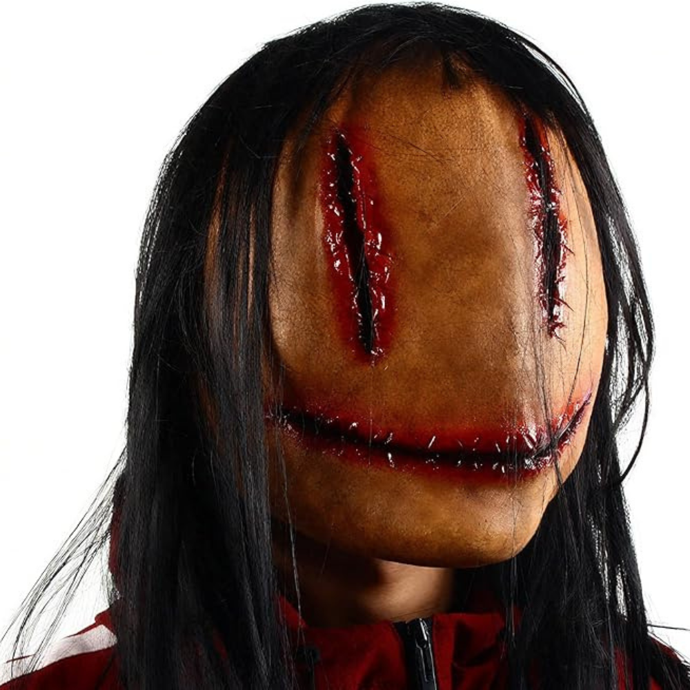 Máscara de Terror Halloween con Pelo