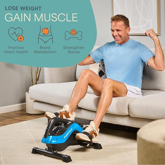 FlexCycle Pedalier de Ejercicio Magnético con Pantalla LCD