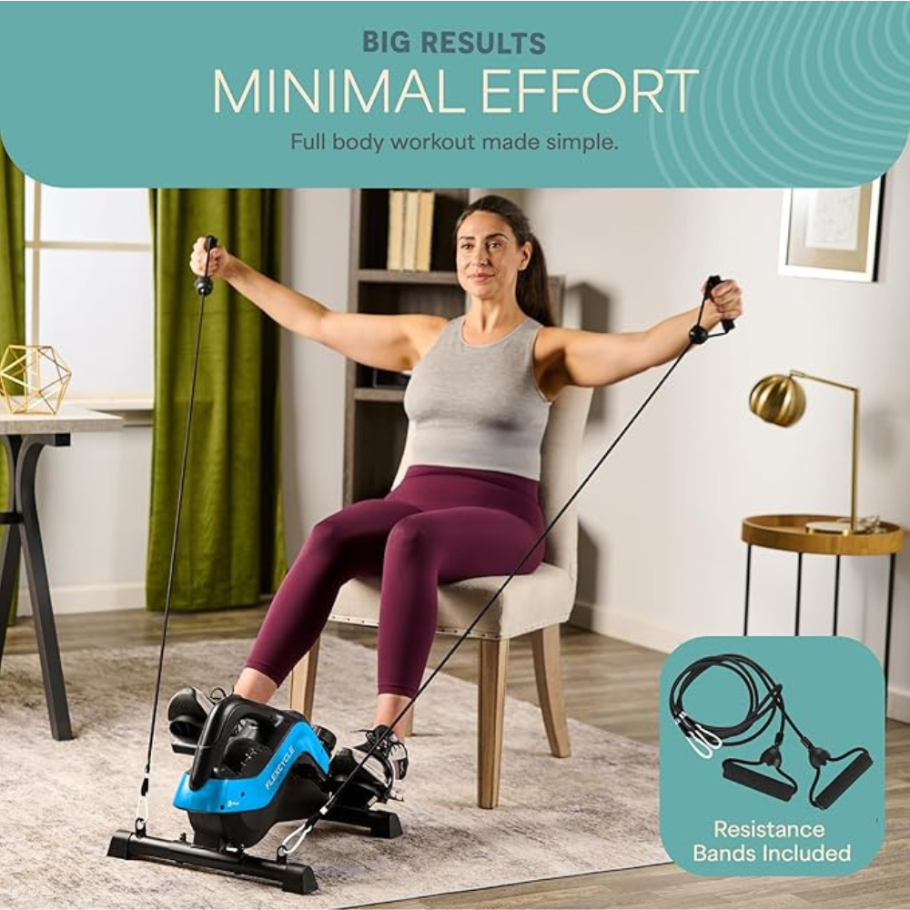 FlexCycle Pedalier de Ejercicio Magnético con Pantalla LCD