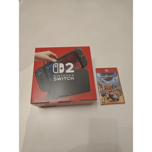 Nintendo Switch 2 + Mario Kart World de segunda mano (carcasa nueva)